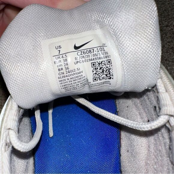 Nike Air Max 97 ESS White/Racer Blue Flash Crimson Women’s Size 7 - Picture 10 of 10